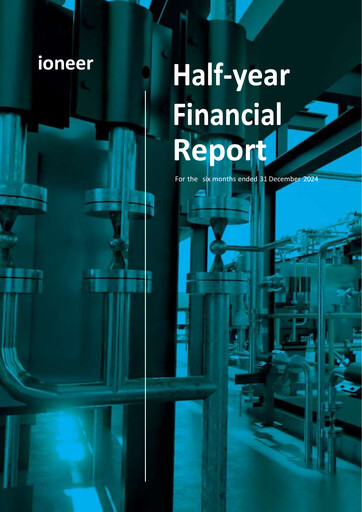 Thumbnail ioneer Half-year Report 2025-h1