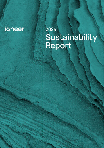 Thumbnail Ioneer Sustainability Report 2024
