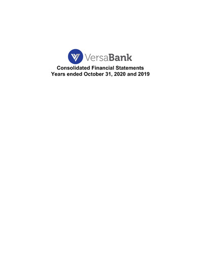 Vorschaubild VersaBank Finanzmitteilung fy2020
