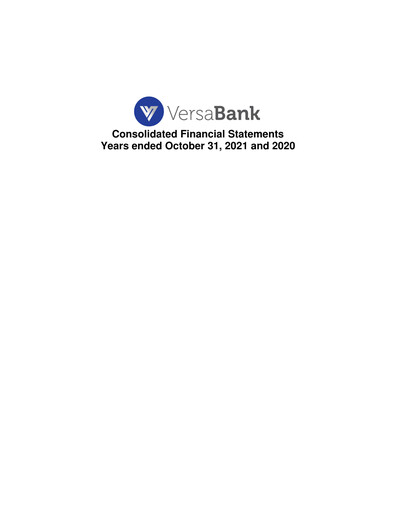 Vorschaubild VersaBank Finanzmitteilung fy2021