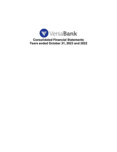 Vorschaubild VersaBank Finanzmitteilung fy2023