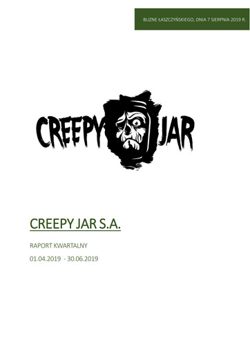 Thumbnail Creepy Jar Quarterly Report 2019-q2