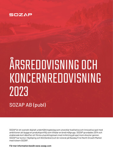 Miniature Sozap Rapport annuel 2023