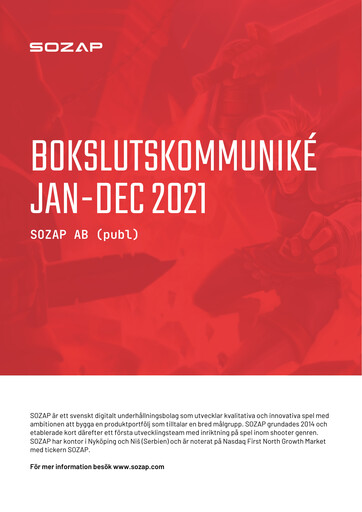 Miniature Sozap Rapport trimestriel 2021-q4