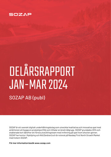 Miniature Sozap Rapport trimestriel 2024-q1