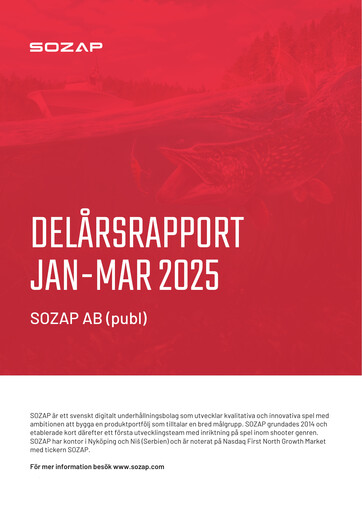 Miniature Sozap Rapport trimestriel 2025-q1