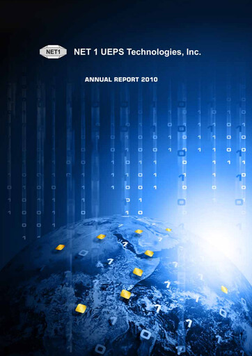 Thumbnail Lesaka Technologies Annual Report 2010