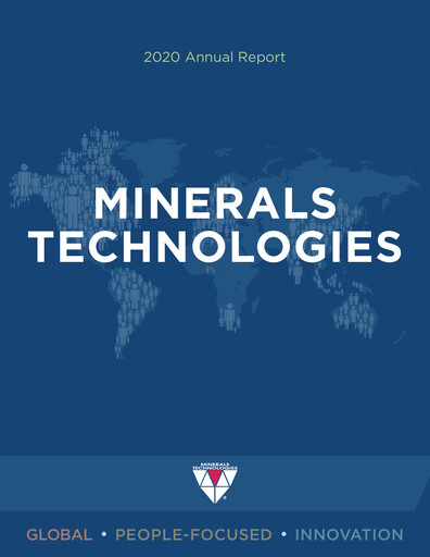 Thumbnail Minerals Technologies Annual Report 2020