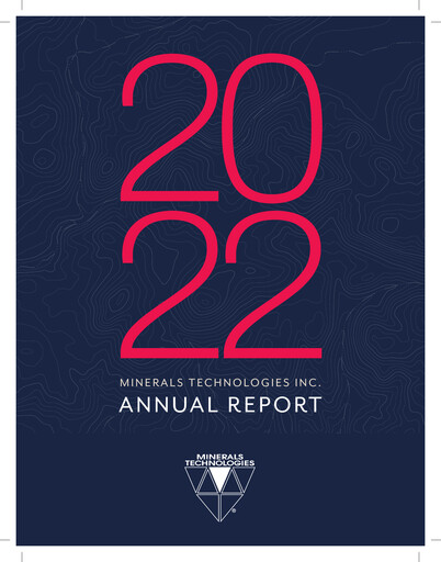 Thumbnail Minerals Technologies Annual Report 2022
