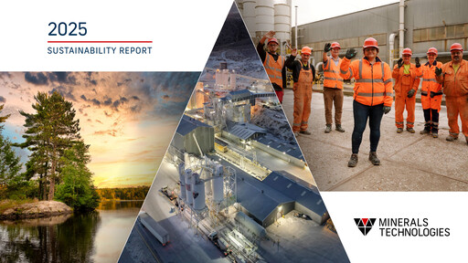 Thumbnail Minerals Technologies Sustainability Report 2025