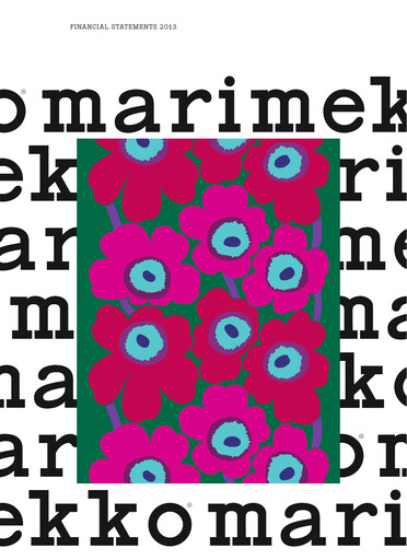 Miniature Marimekko Bilan financier 2013