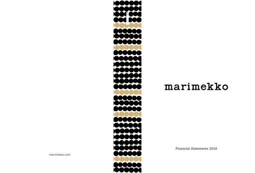 Miniature Marimekko Bilan financier 2018