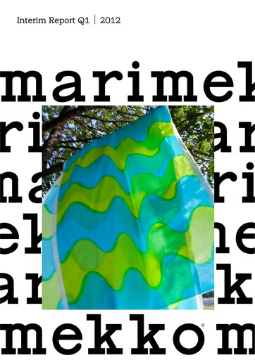 Thumbnail Marimekko Quarterly Report 2012-q1