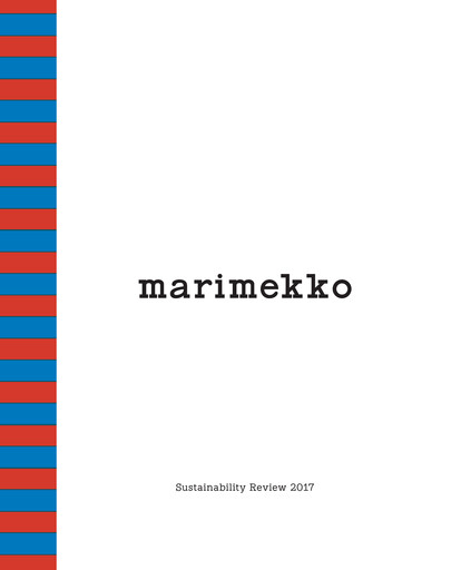 Thumbnail Marimekko Sustainability Report 2017