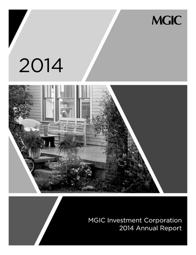 Miniature MGIC Investment
 Rapport annuel 2014