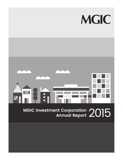 Miniature MGIC Investment
 Rapport annuel 2015
