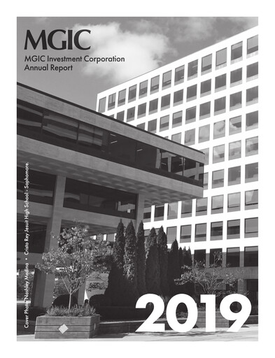 Miniature MGIC Investment
 Rapport annuel 2019