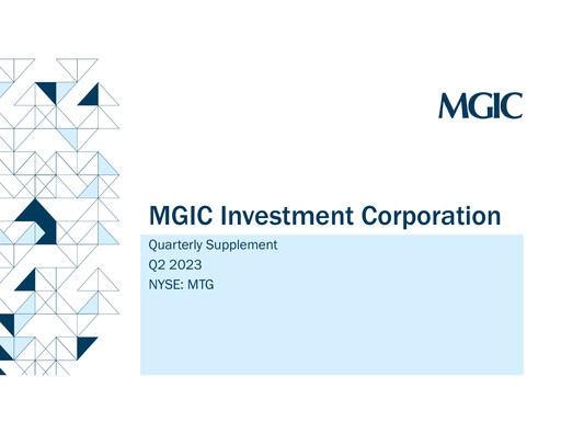 Thumbnail MGIC Investment
 Quarterly Report 2023-q2