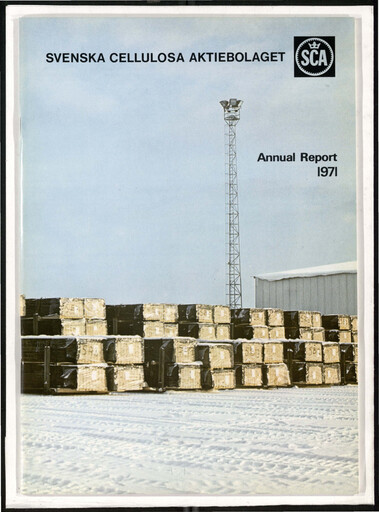 Thumbnail Svenska Cellulosa Aktiebolaget (SCA) Annual Report 1971