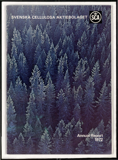 Thumbnail Svenska Cellulosa Aktiebolaget (SCA) Annual Report 1972