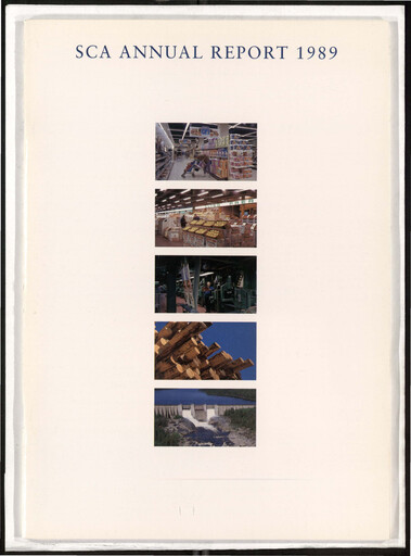 Thumbnail Svenska Cellulosa Aktiebolaget (SCA) Annual Report 1989