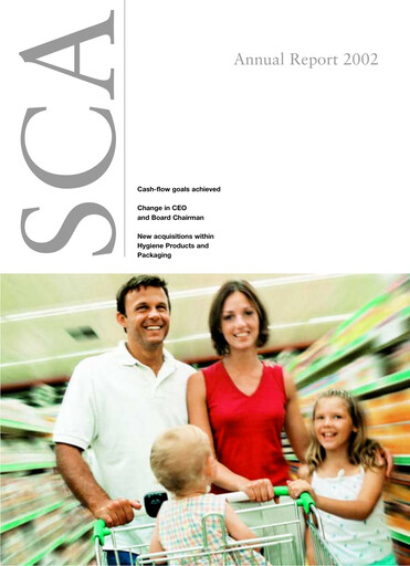 Thumbnail Svenska Cellulosa Aktiebolaget (SCA) Annual Report 2002