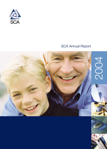 Thumbnail Svenska Cellulosa Aktiebolaget (SCA) Annual Report 2004