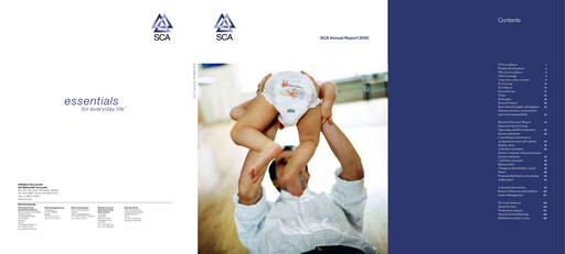 Thumbnail Svenska Cellulosa Aktiebolaget (SCA) Annual Report 2005