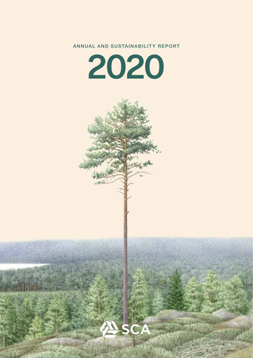Thumbnail Svenska Cellulosa Aktiebolaget (SCA) Annual Report 2020