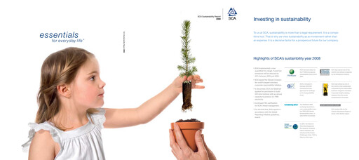 Thumbnail Svenska Cellulosa Aktiebolaget (SCA) Sustainability Report 2008