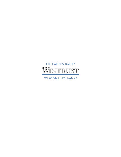 Thumbnail Wintrust Financial Annual Report 2014