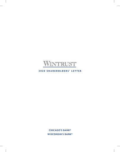 Thumbnail Wintrust Financial Annual Report 2020