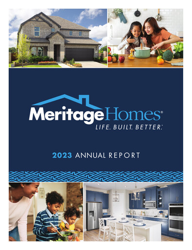 Miniature Meritage Homes Rapport annuel 2023