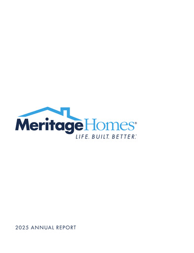 Miniature Meritage Homes Rapport annuel 2025