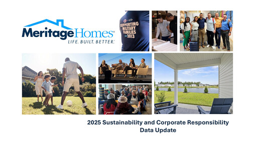 Miniature Meritage Homes Rapport de durabilité 2025