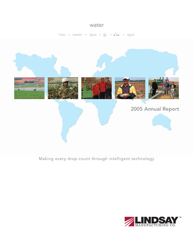 Vorschaubild Lindsay Corporation
 Jahresbericht 2005