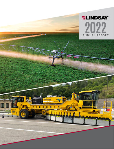 Vorschaubild Lindsay Corporation
 Jahresbericht 2022