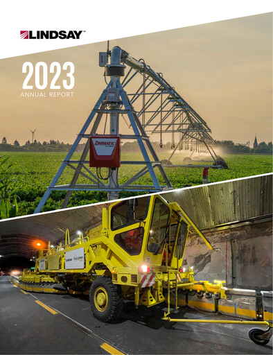 Vorschaubild Lindsay Corporation
 Jahresbericht 2023