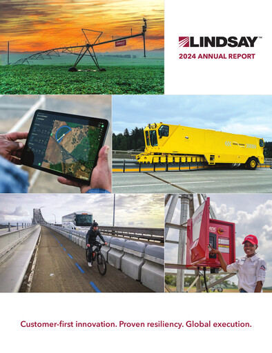 Vorschaubild Lindsay Corporation
 Jahresbericht 2024
