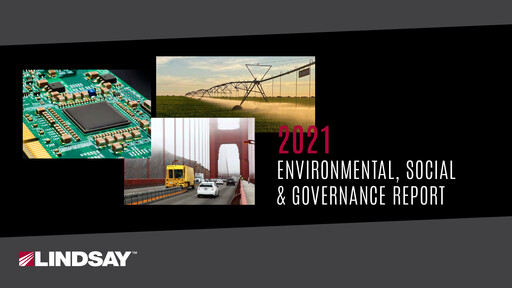 Thumbnail Lindsay Corporation
 ESG Report 2021