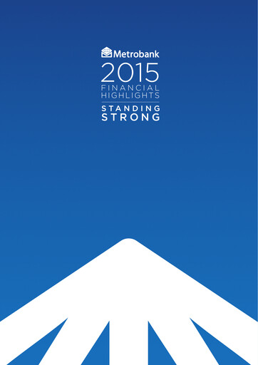 Miniature Metropolitan Bank (Metrobank) Bilan financier 2015