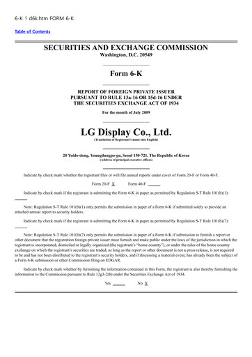 Thumbnail LG Display Half-year Report 2009