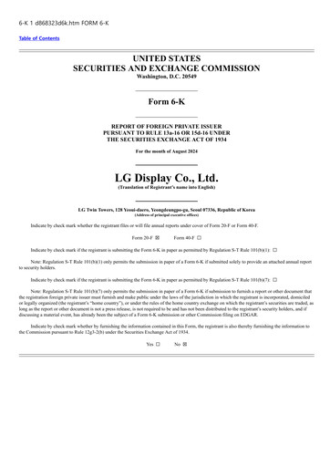 Thumbnail LG Display Half-year Report 2024