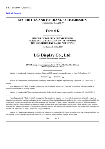 Thumbnail LG Display Quarterly Report 2009-q1