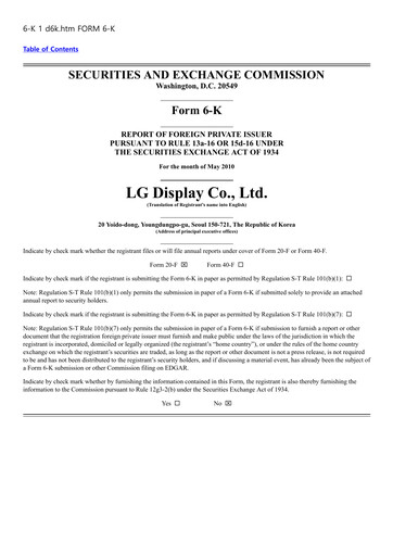 Thumbnail LG Display Quarterly Report 2010-q1