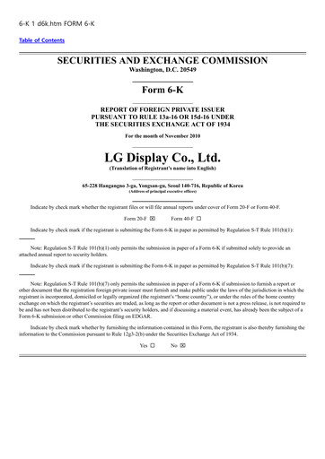 Thumbnail LG Display Quarterly Report 2010-q3