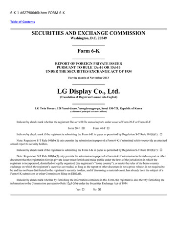 Thumbnail LG Display Quarterly Report 2013-q3