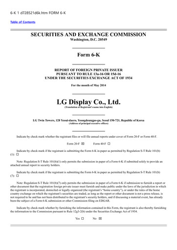 Thumbnail LG Display Quarterly Report 2014-q1