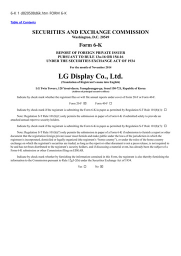 Thumbnail LG Display Quarterly Report 2014-q3