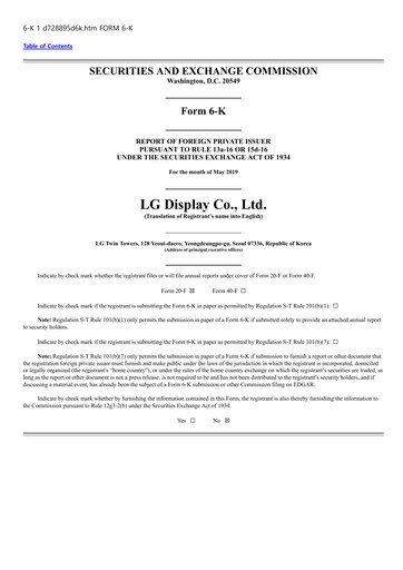 Thumbnail LG Display Quarterly Report 2019-q1